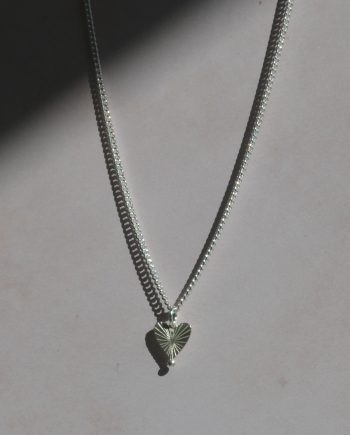 Sunburst Heart Mini Necklace